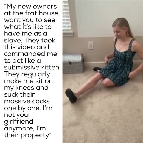She isn’t your girlfriend anymore, she’s frat house property [Frat Gangbang]