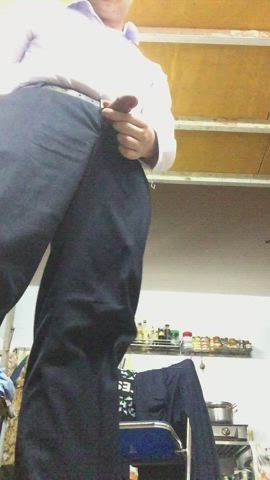 Cock Milking Cumshot Gay Male Masturbation Uncut Uniform gif