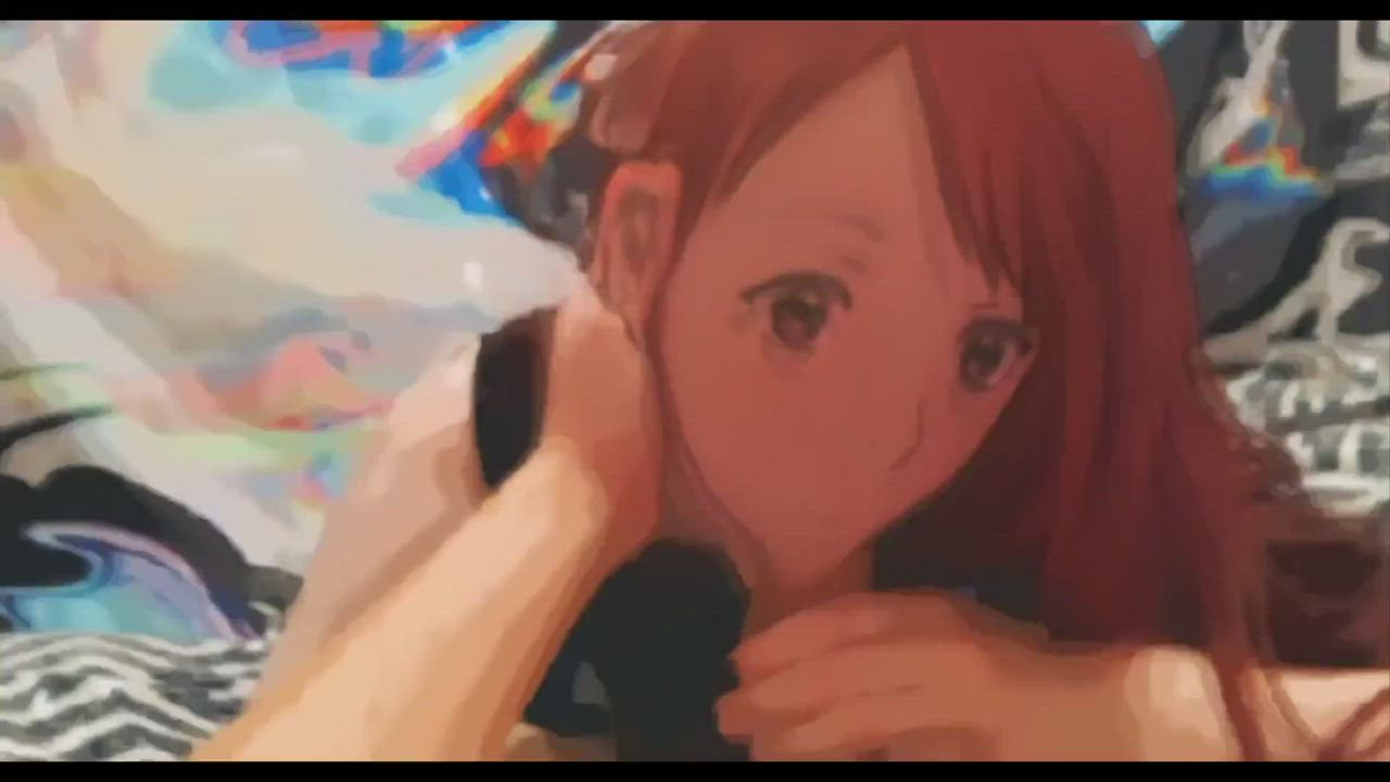 Amateur Anime Blowjob Blue Eyes Cosplay Creampie Hentai Petite Redhead Teen gif