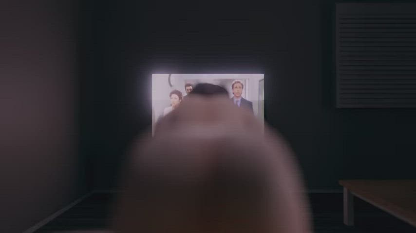 D.va reverse cowgirl with Gex and creampied while watching Seinfeld (altrix3d) [Gex,