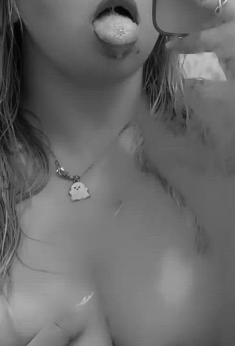 Much rather having something else dripping from my tongue 🤤