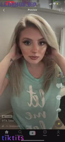 The chubby mom in her TikTok dropped her huge boobs at the request of her followers