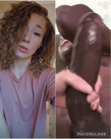 babecock interracial white girl gif