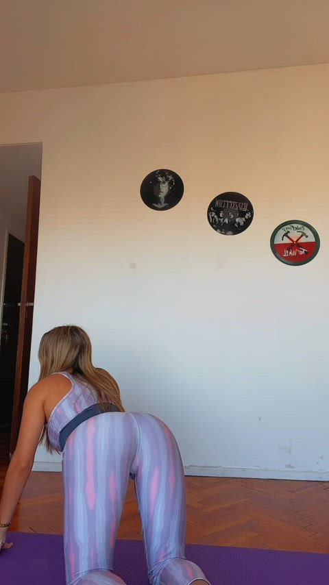 Let's do some yoga together papi 19F