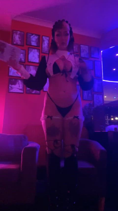ass big ass boobs findom goddess onlyfans stripper tease tits gif