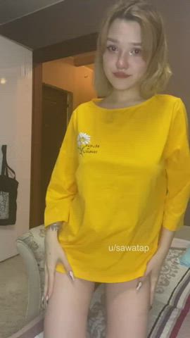 Cute Dancing Tits gif