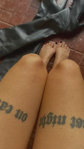 I would make you adore every inch of my beautiful feet and you would help me put