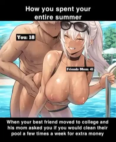 After your best friend moved away to school during the early summer session, his
