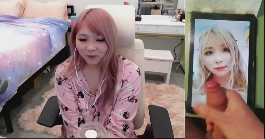 asian jerk off reaction gif