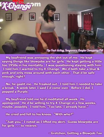 Gretchen, Getting a Blowjob Too [THEME] [MASCULINITY TEST]
