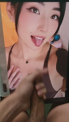 asian cum cumshot tribute gif