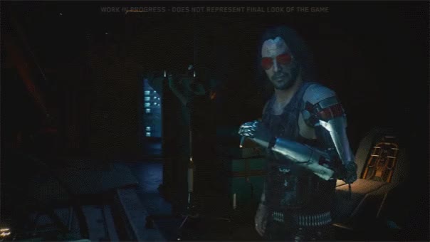 Cyber Keanu smoke break
