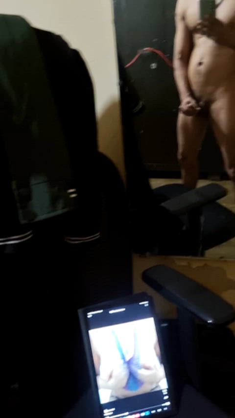 big dick handjob tribute gif