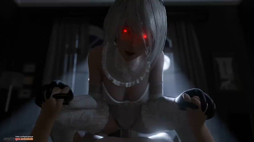 3d animation anime big tits cowgirl cumshot hentai nsfw pov rule34 gif