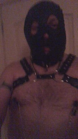 BDSM Kinky Latex Latex Gloves Leather Male Masturbation Talking Dirty UK Uncut gif