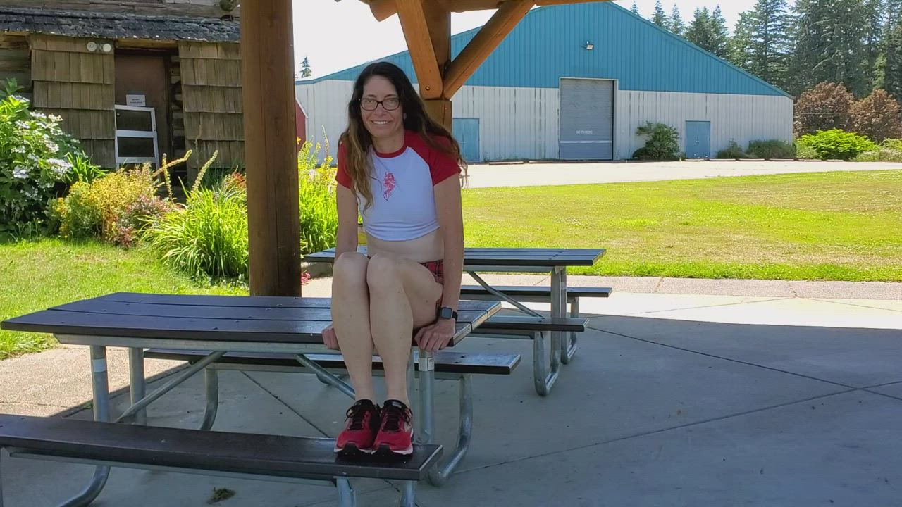 Is she wearing underwear? Let's find out.