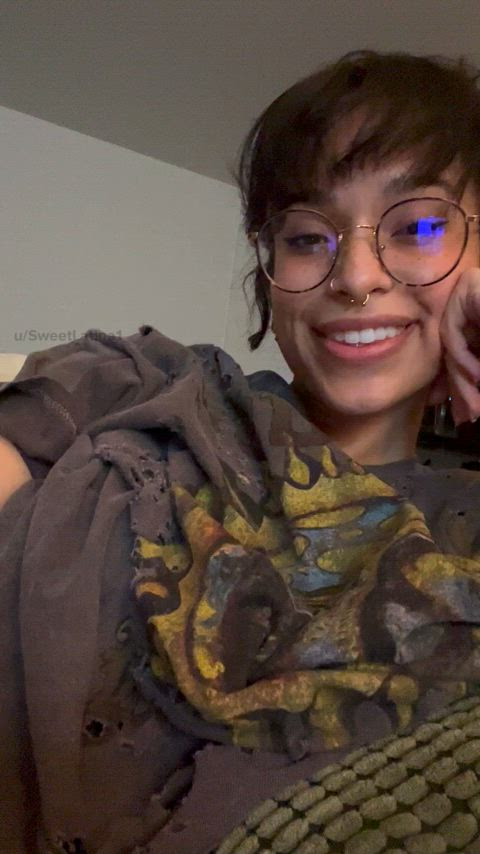 Would you aim for my glasses?