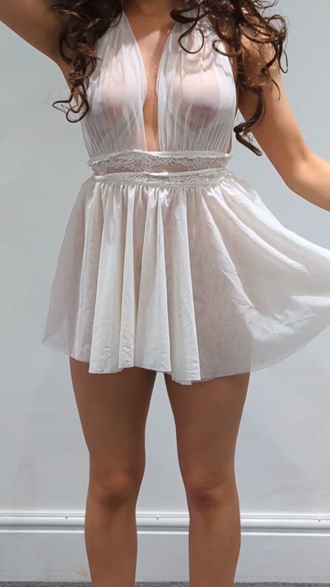 mesh see through dress