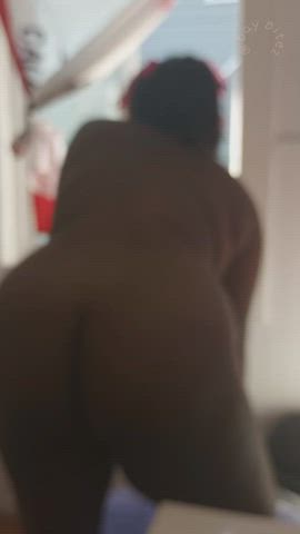 anal big ass chubby cute ebony fingering masturbating object insertion thighs gif