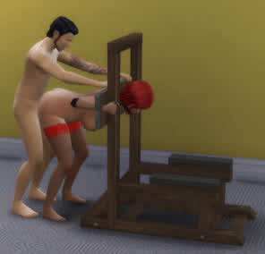 bdsm ball gagged bondage gif