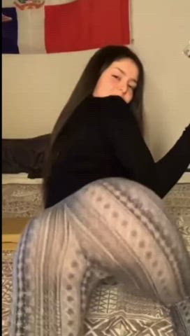 ass latina thick twerking gif