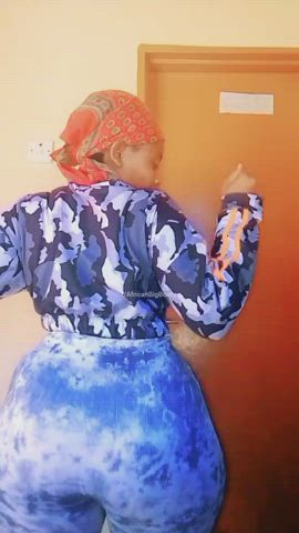 african big ass booty gif