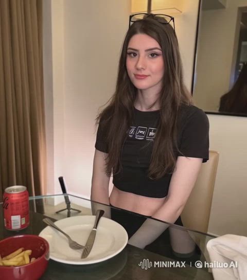 bouncing tits fake femboy gif