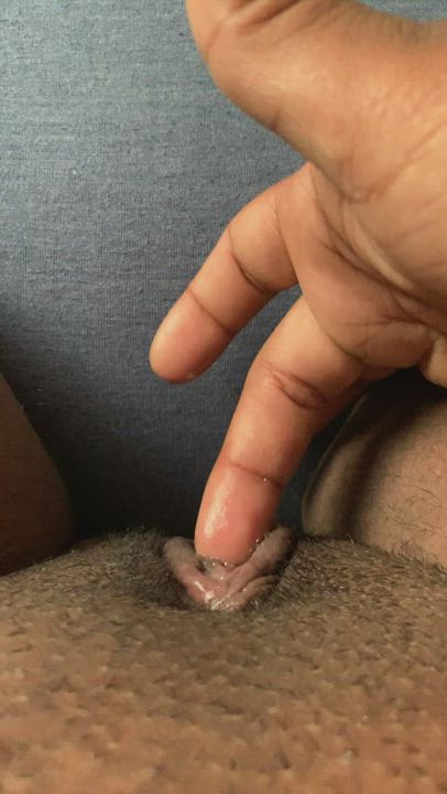 Clit Hairy Wet Pussy gif