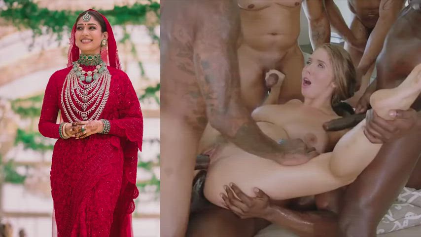 BBC Bollywood Bride Celebrity Desi Gangbang Indian Wedding gif