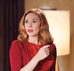 Celebrity Elizabeth Olsen Redhead gif