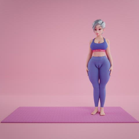 3d ass big ass big tits boobs nsfw gif