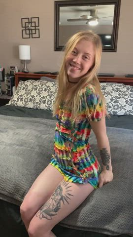 I was a bad girl I had to spank myself