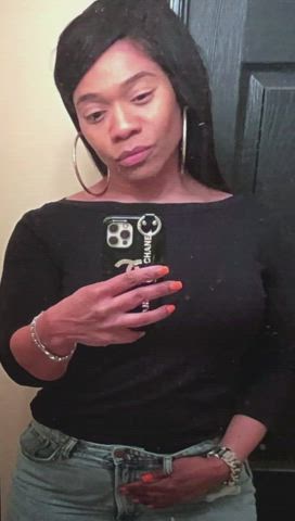 Amateur BBC Cum Cumshot Ebony MILF Pretty Tribute gif