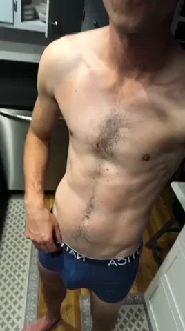 Giving my big dick some air