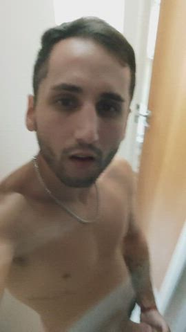 I get in the bathroom while my uncle was taking a shower ? I pee on him, suck him