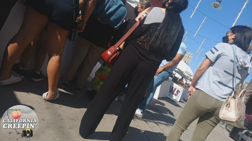 Candid Shorts Voyeur gif