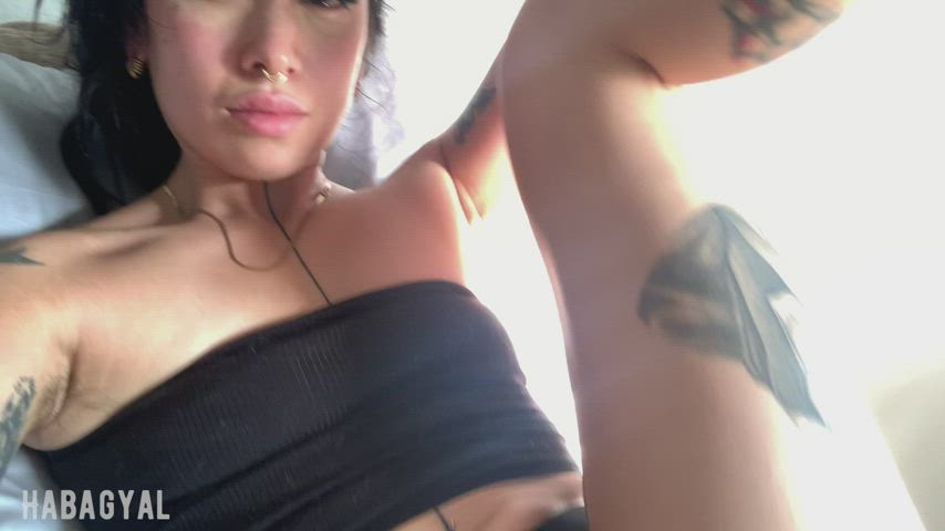 panties tease wet pussy gif
