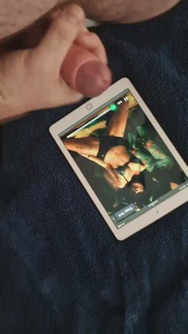 cock jerk off male masturbation masturbating tribbing tribute uncut gif