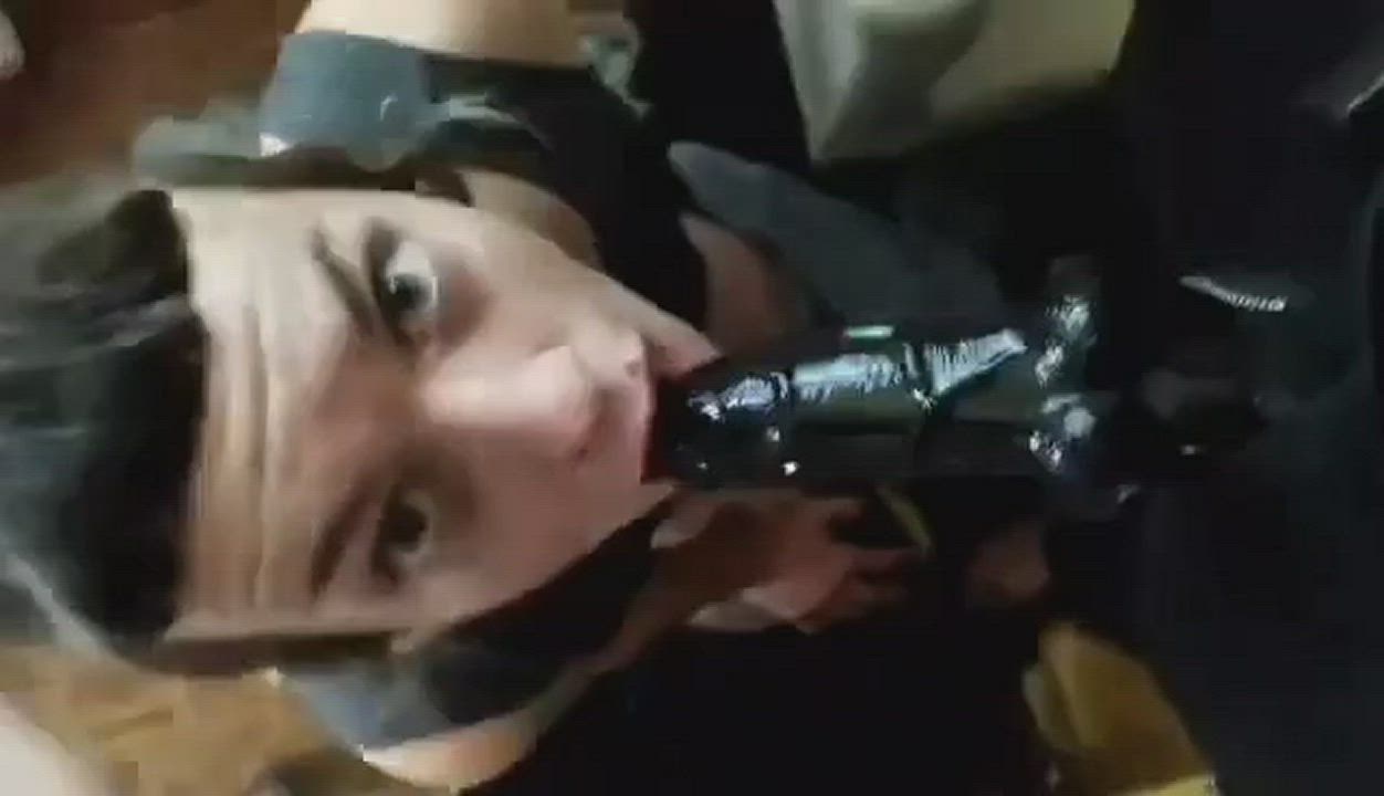 Fantasy dildo + fcuk machine = happy times!