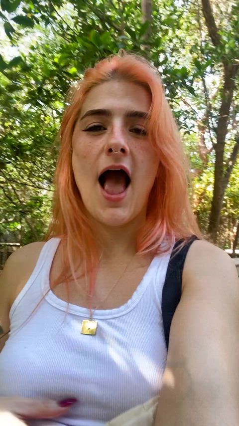 Tits Out On The Trail