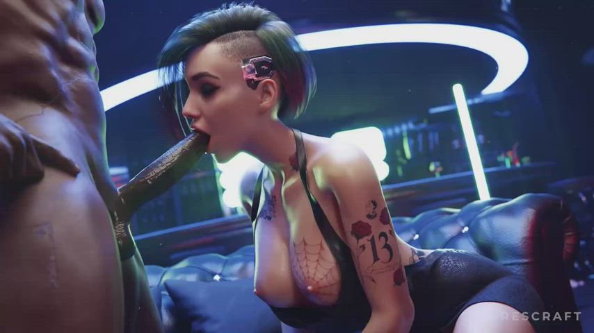 Great blowjob from Judy (Rescraft) [Cyberpunk 2077]