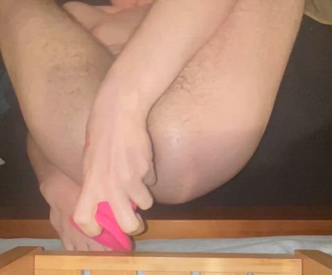 anal anal fisting ass fisting gape hairy ass huge dildo prolapse solo gif