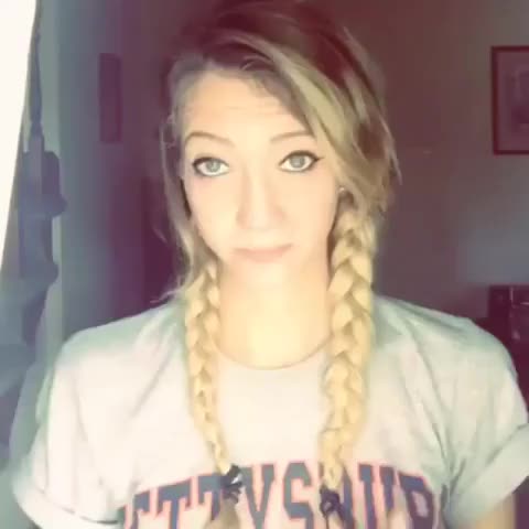 Long tongue girl