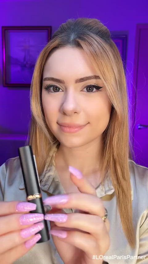 asmr beautiful close up greek lips lipstick lipstick fetish makeup sexy gif