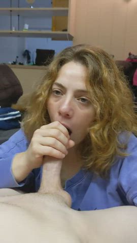 cock milking cum in mouth cumshot facial pov pornstar gif