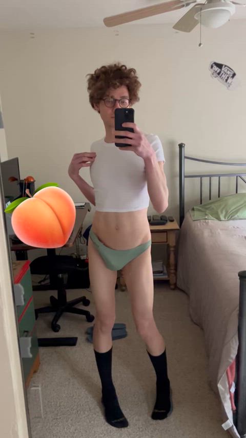 ass booty crossdressing femboy nsfw petite sissy sissy slut slim tease femboys gif