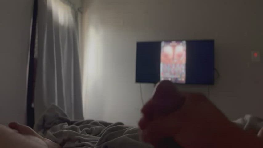 big dick cumshot male masturbation gif