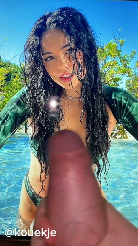 Valkyrae cum tribute (full video and all my other tribute are on my telegram Chanel