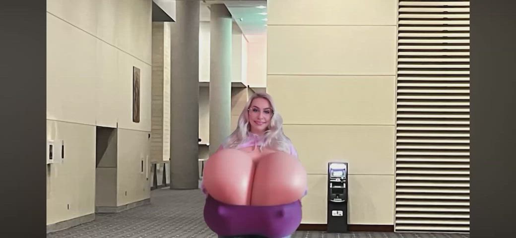 big tits giantess goddess bigger-than-you-thought giantess-women rule-34 gif