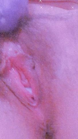Cumming and stretching my tight pussy leaves me drooling hard🥺